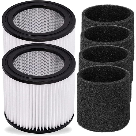 HEPA Vacuum Cleaner Replacement Filters (Pack of 2+4) - Picture 1 of 12